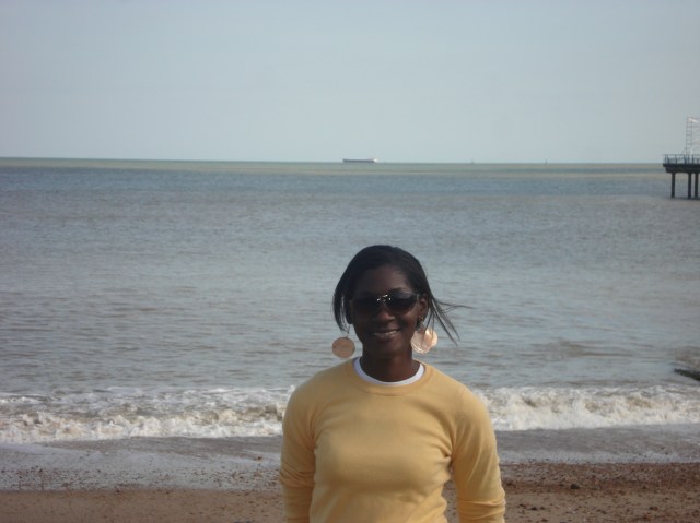 Me in Felixstowe